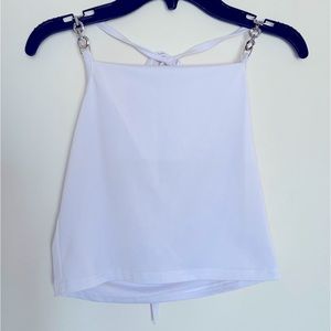 SHEIN Crop Haltered Tank